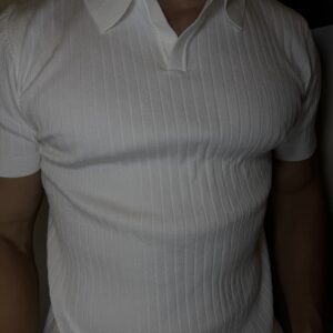 Dress Polo T-Shirt White - Old Money Fashion